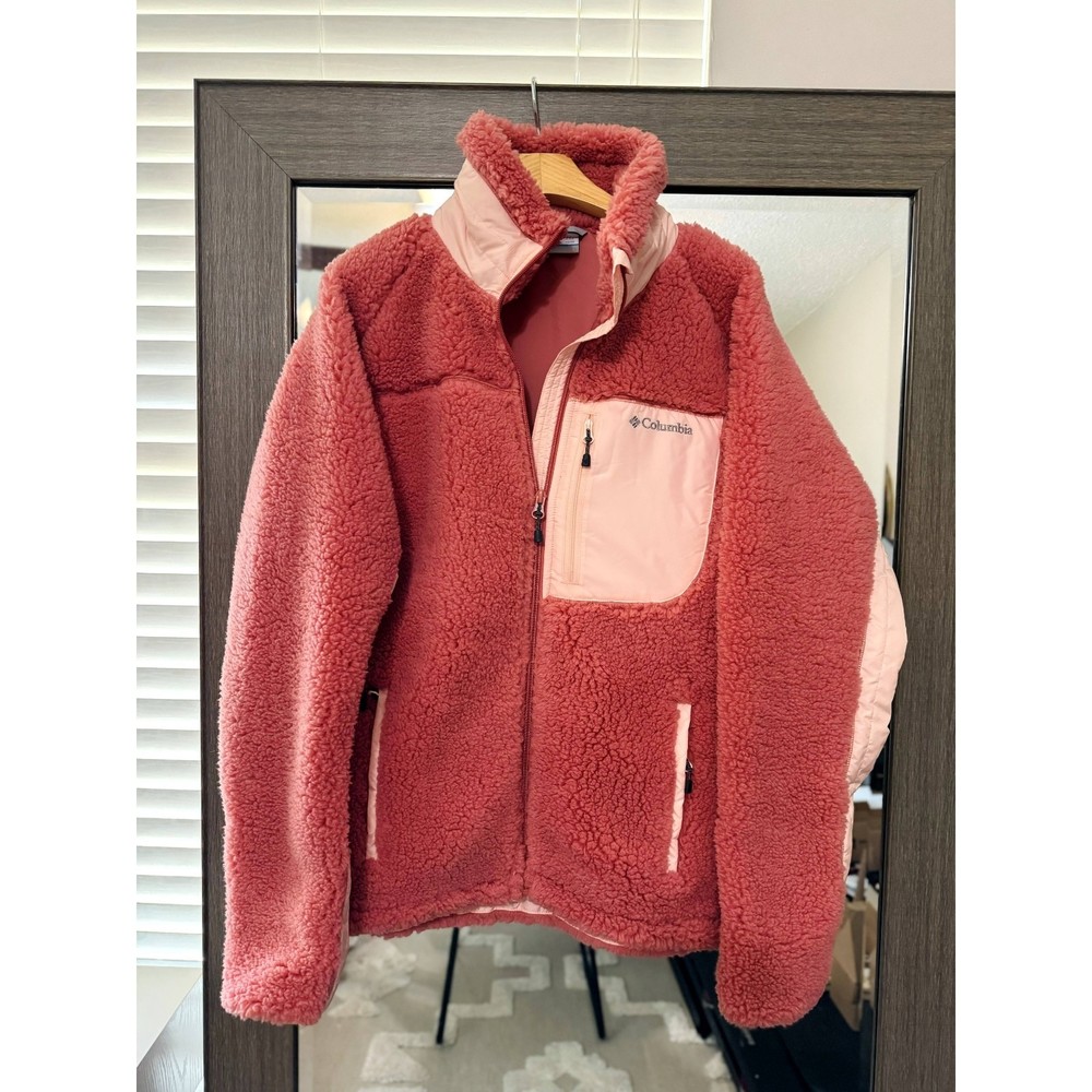 NWOT Columbia Women's Archer Ridge II Full Zip, Large, Dark Coral